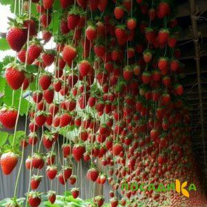 Клубника ампельная Анастасия купить по цене от 370р. в интернет-магазине «Посадика» с доставкой почтой в в Перевозе и по всей России – [изображение №1].